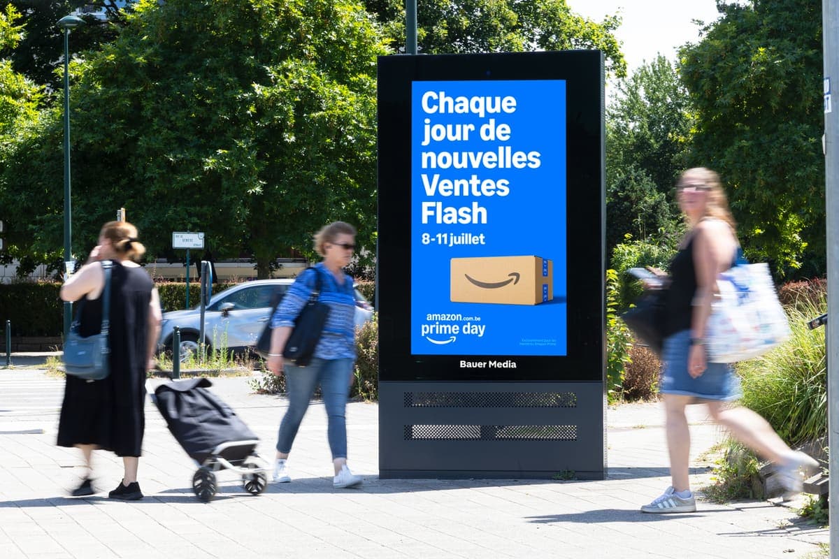 Amazon reclamebord
