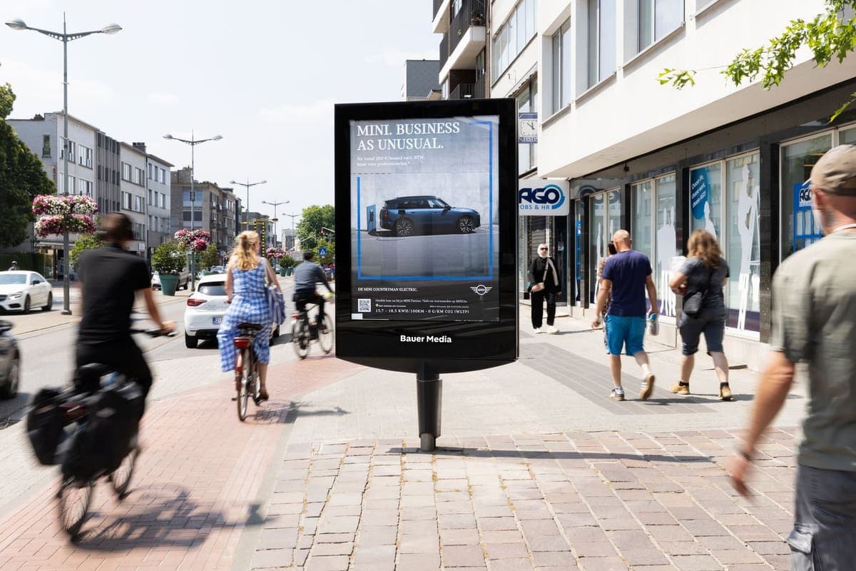 MINI-campagne in het straatbeeld